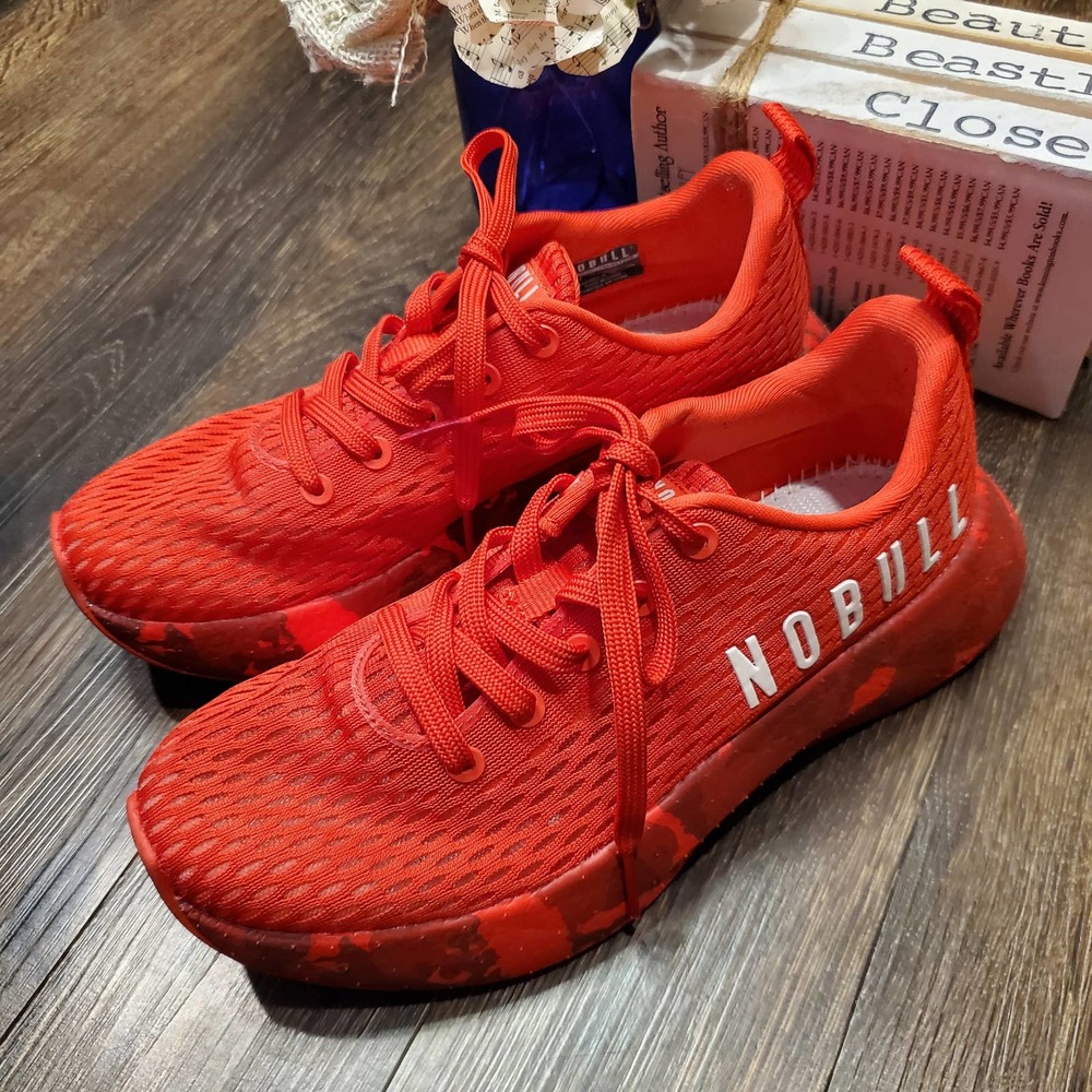NOBULL Red Mesh Training Sneakers